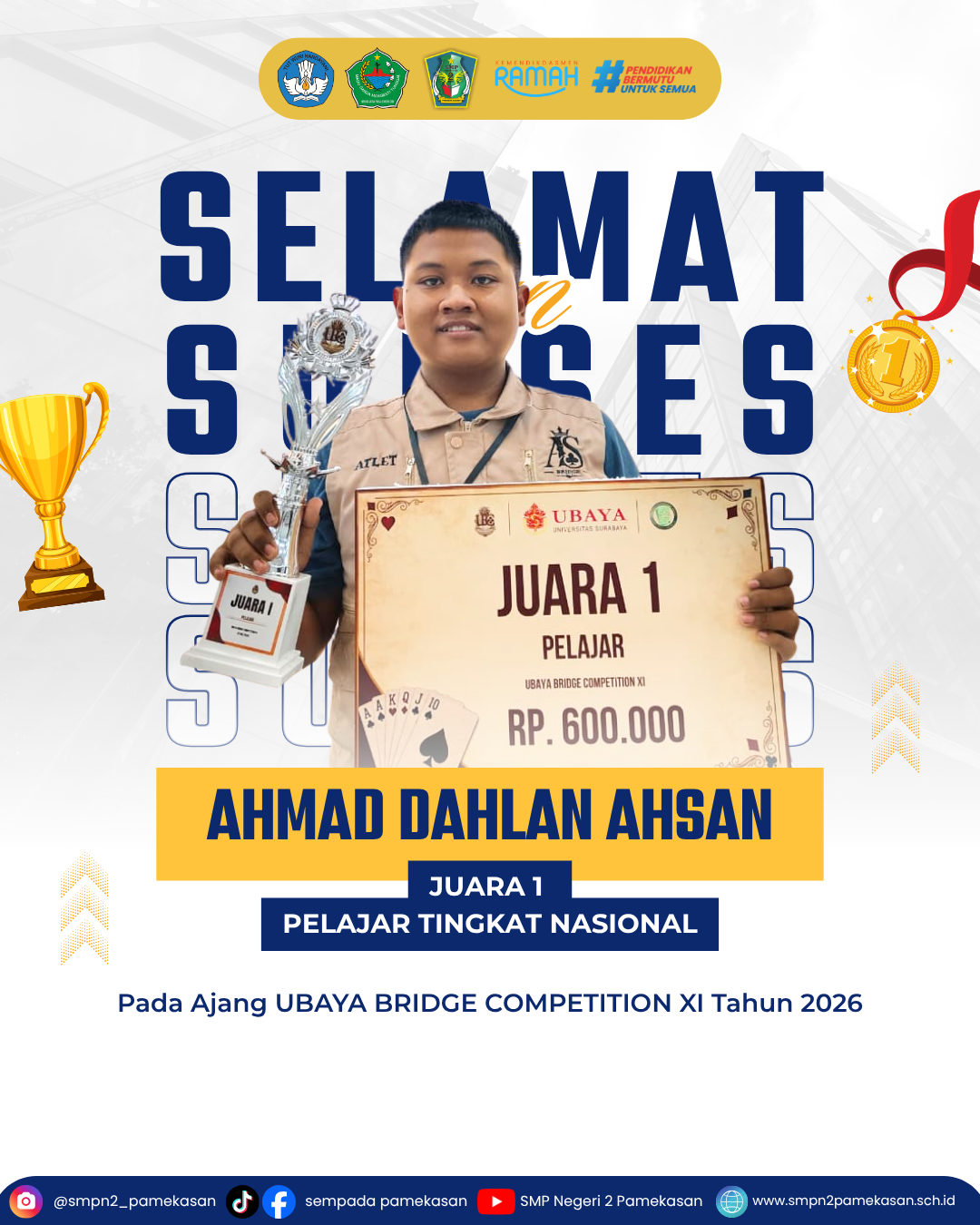 Juara 1 Pelajar Tingkat Nasional